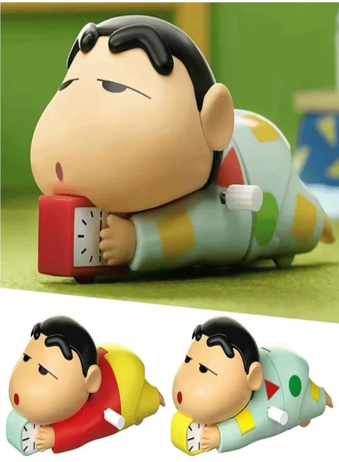 acrown Cute Shinchan Toys for Kids Sensory Worm crwaling Shinchan Wind up Colorful Toy Insect Figurines for Boys and Girls Multicolor (Shinchan Toy) - Image 3